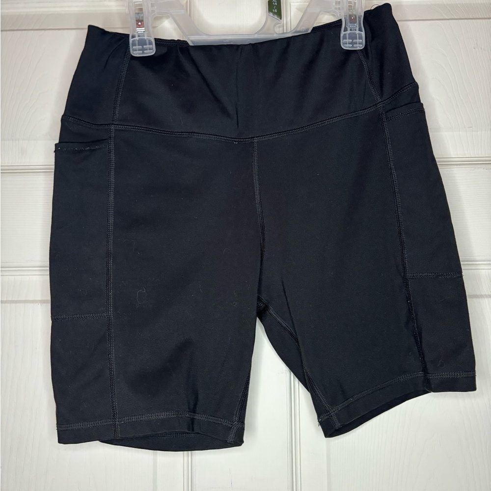 Black Athletic biker shorts